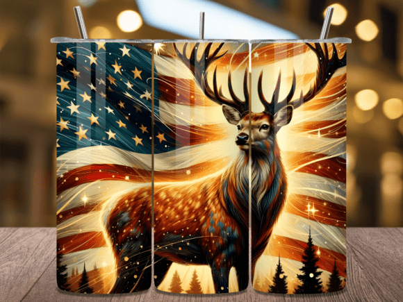 Download Golden Glow Flag Buck Tumbler Wrap Png - Golden glow Collection